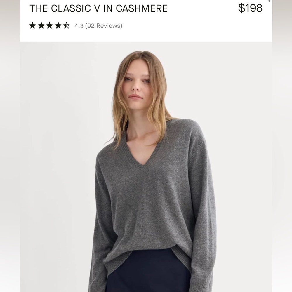 Bundle of 2 Everlane The Classic V Sweaters